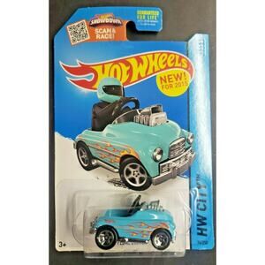2015 Hot Wheels Pedal Driver #74 Teal HW City HW15